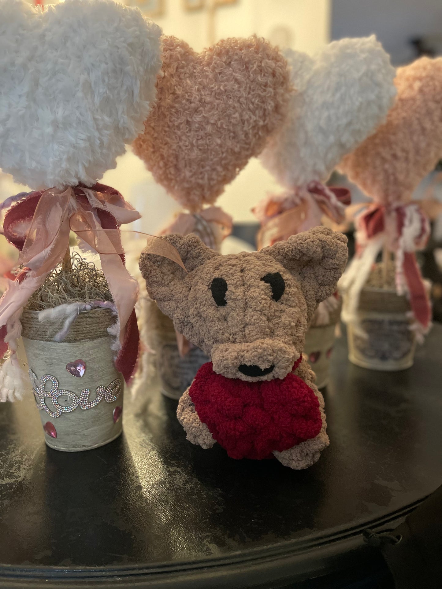 Valentines Heart Bear Plushy