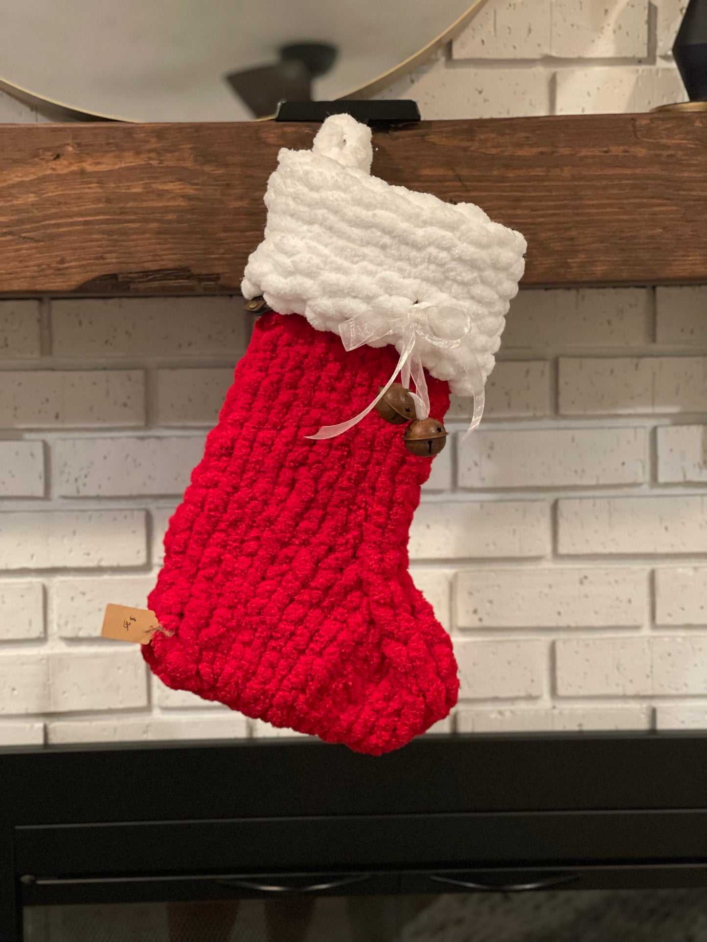 Custom Chunky Knit Christmas Stockings - Thru the Loops Chunky Knit Creations