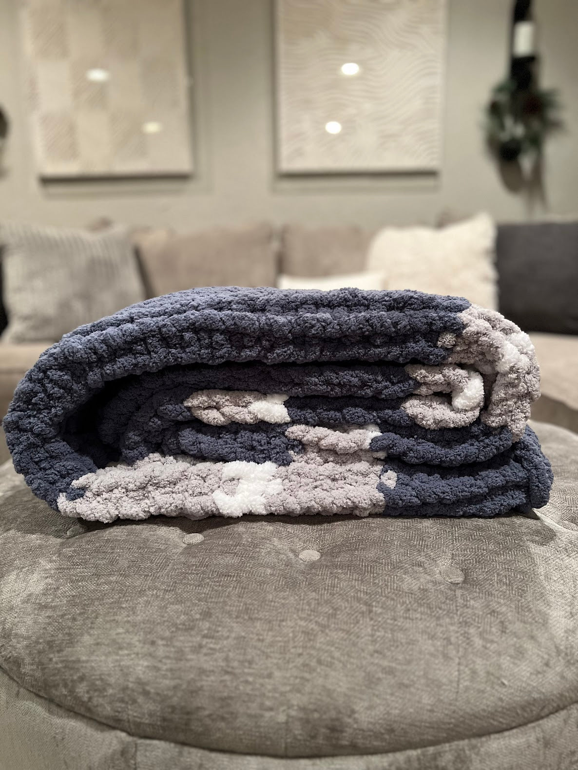 Sail Away Chunky Knit Throw (Large)