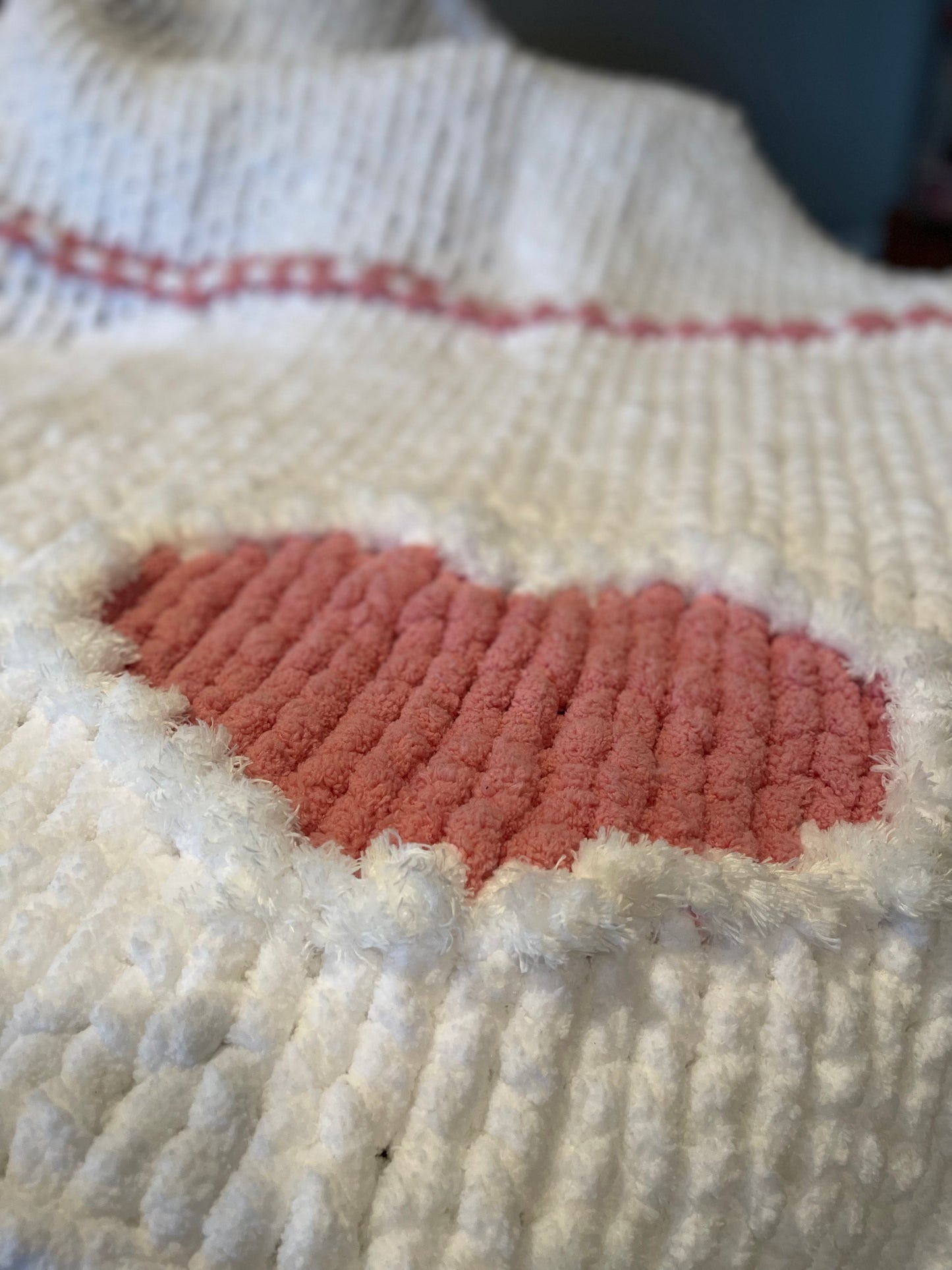 Love Letter Chunky Knit Throw (Large)