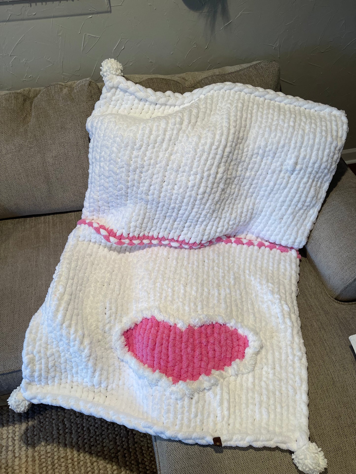 Love Letter 2.0 Chunky Knit Throw (Large)