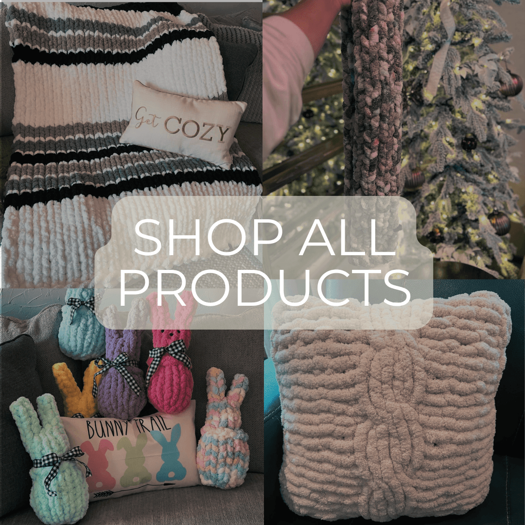Shop All Products - Thru the Loops Chunky Knit Creations
