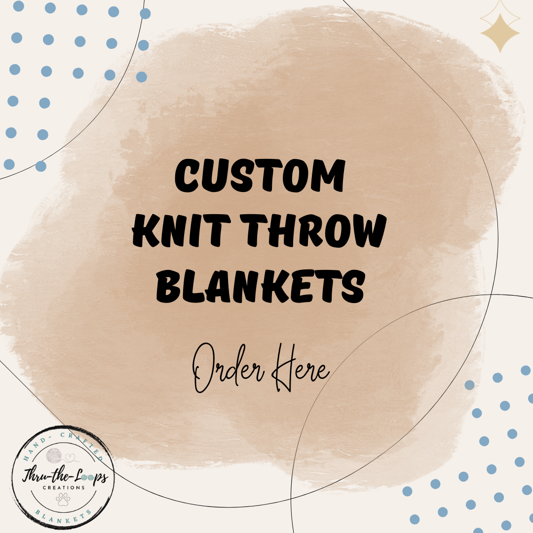 Custom Chunky Knit Blankets