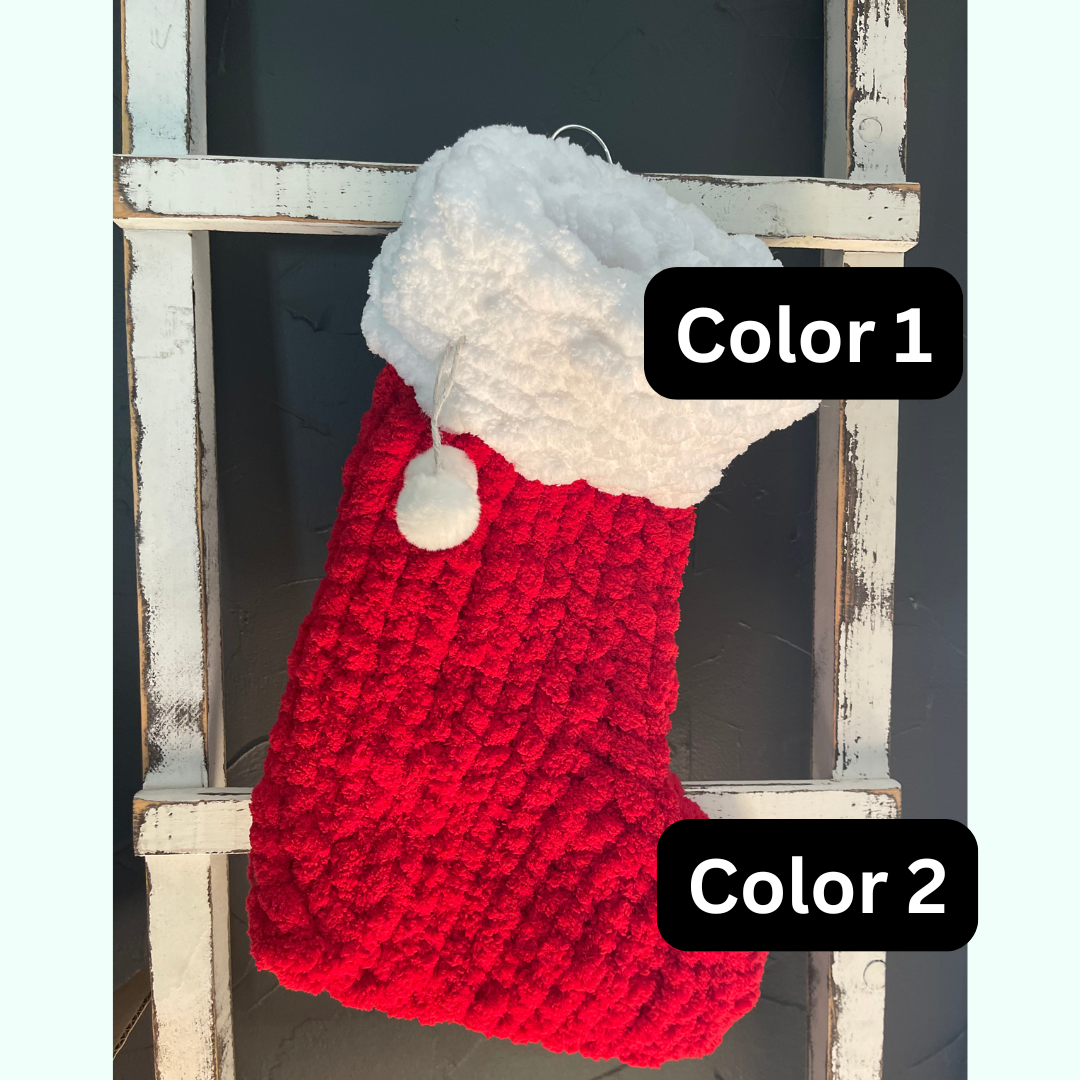 Custom Chunky Knit Christmas Stockings