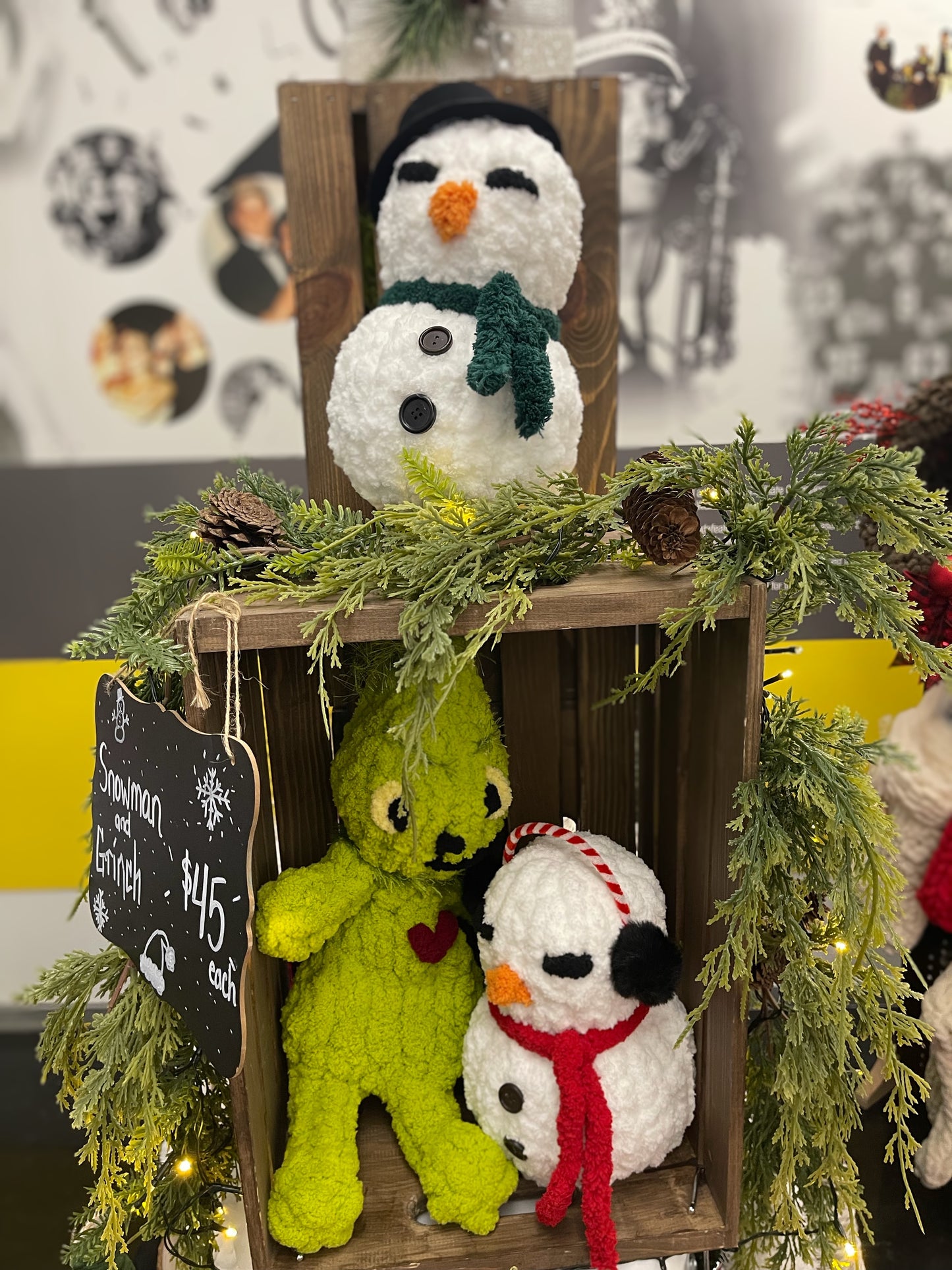 The Grinch - Chunky Knit Plushie/Snuggler